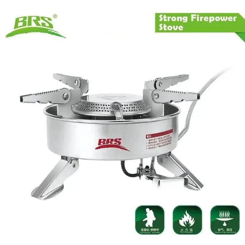 Strong Firepower Camping Stove Gas Outdoor Cooker Picnic Cookout Stainless Steel Split-Type Stove Hiking Equipment Butane Blaze