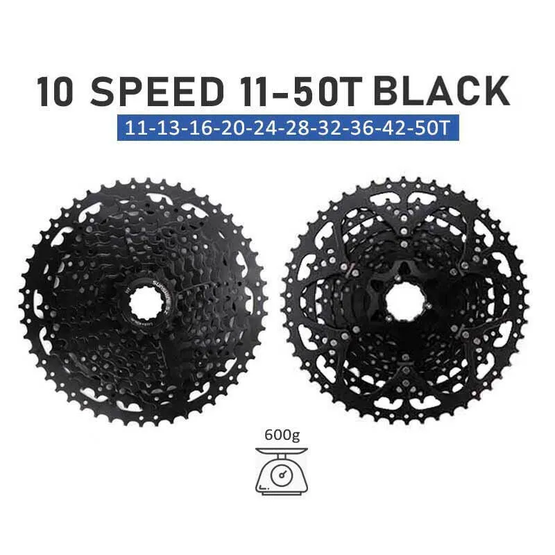 SUNSHINE 10 Speed Cassette 10S 11S 12S MTB Bike Road Bicycle Freewheel 10V 11V 12V 36/42/46/50T 52T for Deore M6000 M6100 SRAM