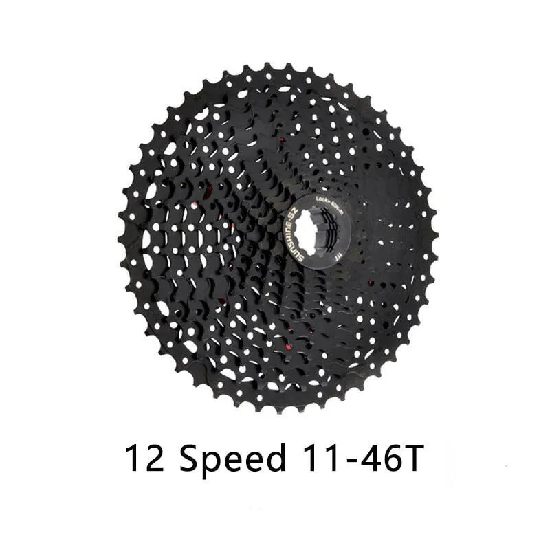 Sunshine 12Speed Freewheel Cassette 11-34T/46T/50T/52T Compatible HG Freehub for MTB Mountain Bicycle 12V M6100 Bike Parts