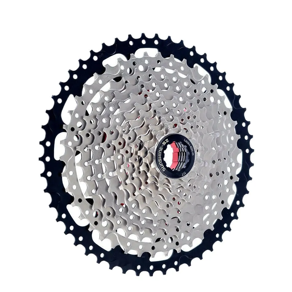 SUNSHINE Bicycle Cassette 8/9/10/11/12Speed Freewheel HG Structure Sprocket 32/36T/40T/42T/46T/50T/52T Flywheel For SHIMANO/SRAM