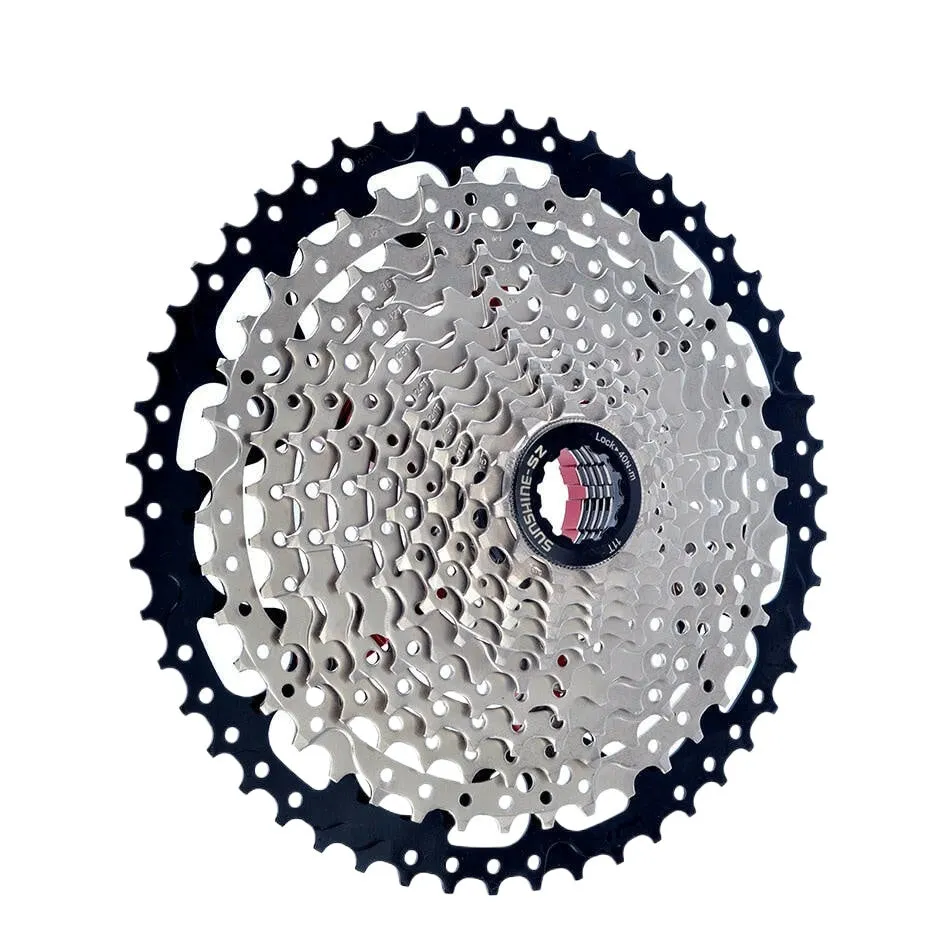 SUNSHINE Bicycle Cassette 8/9/10/11/12Speed Freewheel HG Structure Sprocket 32/36T/40T/42T/46T/50T/52T Flywheel For SHIMANO/SRAM