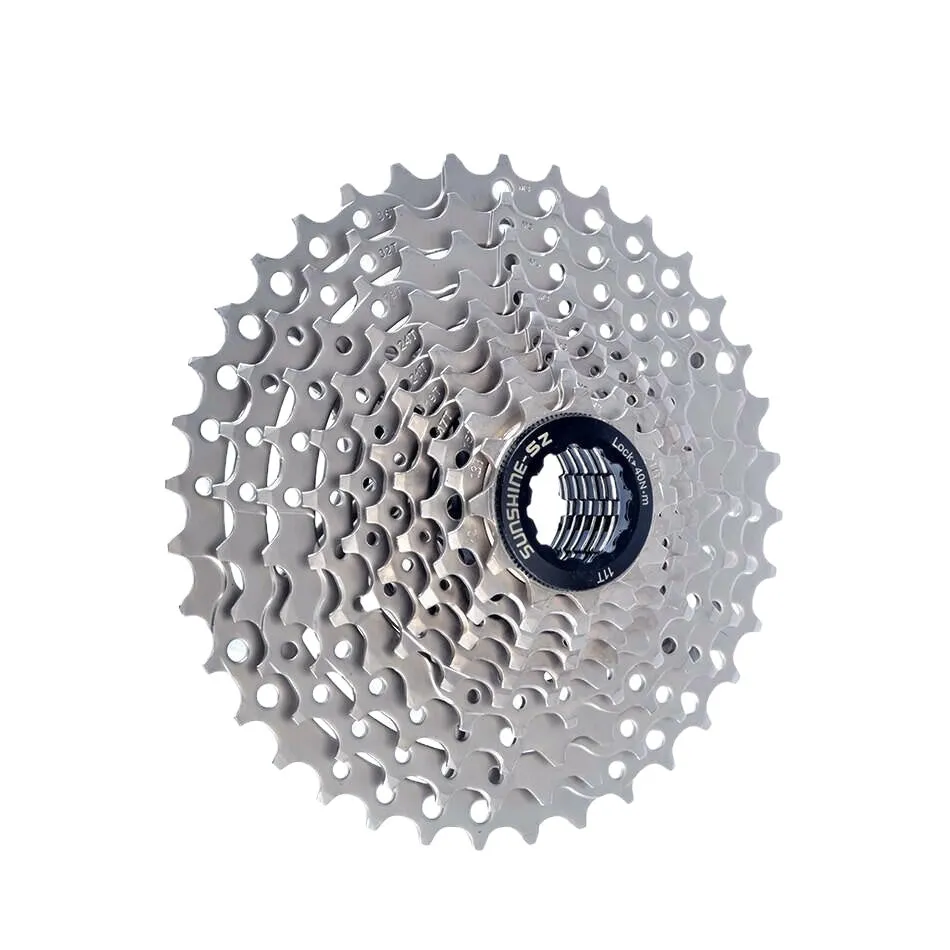 SUNSHINE Bicycle Cassette 8/9/10/11/12Speed Freewheel HG Structure Sprocket 32/36T/40T/42T/46T/50T/52T Flywheel For SHIMANO/SRAM