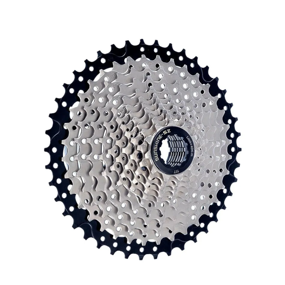 SUNSHINE Bicycle Cassette 8/9/10/11/12Speed Freewheel HG Structure Sprocket 32/36T/40T/42T/46T/50T/52T Flywheel For SHIMANO/SRAM