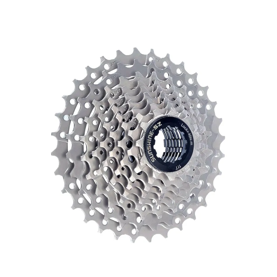SUNSHINE Bicycle Cassette 8/9/10/11/12Speed Freewheel HG Structure Sprocket 32/36T/40T/42T/46T/50T/52T Flywheel For SHIMANO/SRAM
