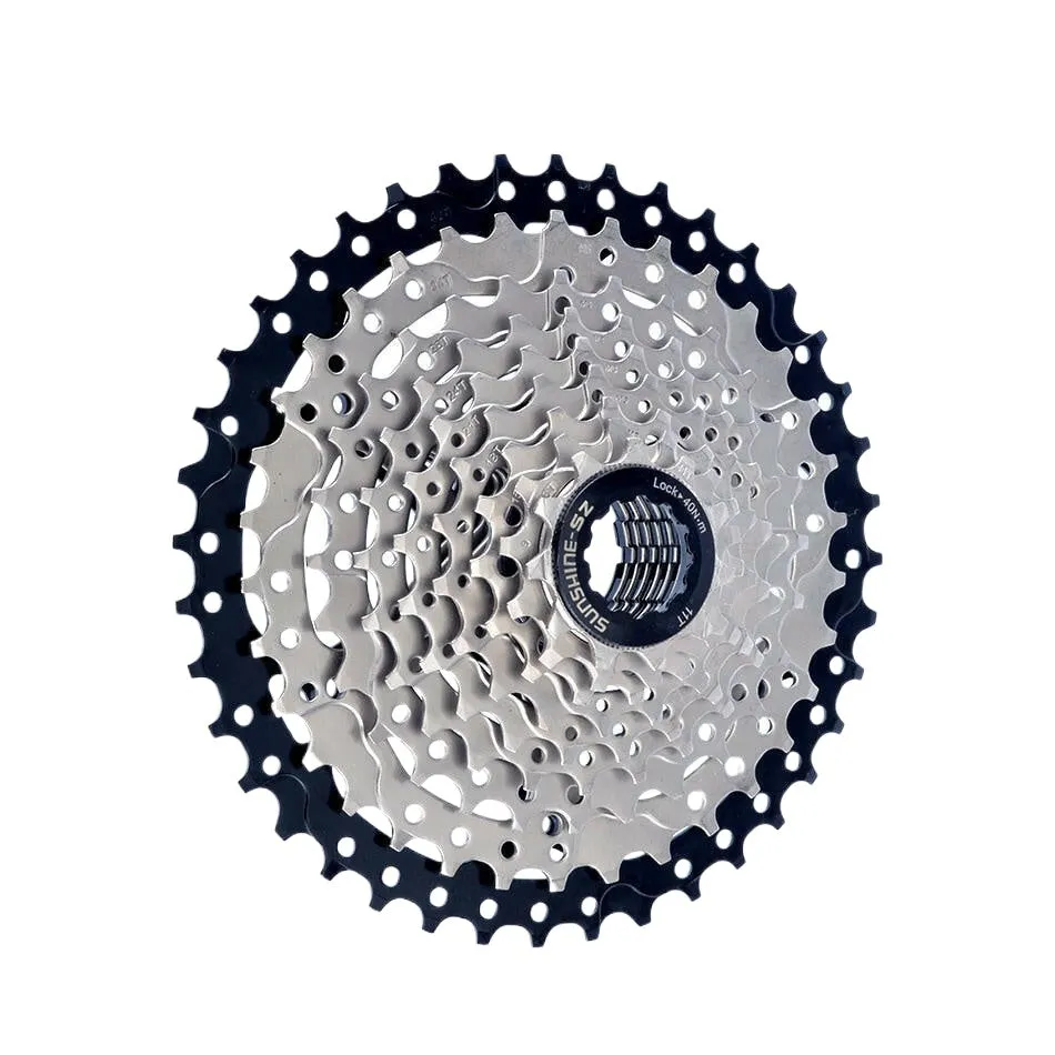 SUNSHINE Bicycle Cassette 8/9/10/11/12Speed Freewheel HG Structure Sprocket 32/36T/40T/42T/46T/50T/52T Flywheel For SHIMANO/SRAM