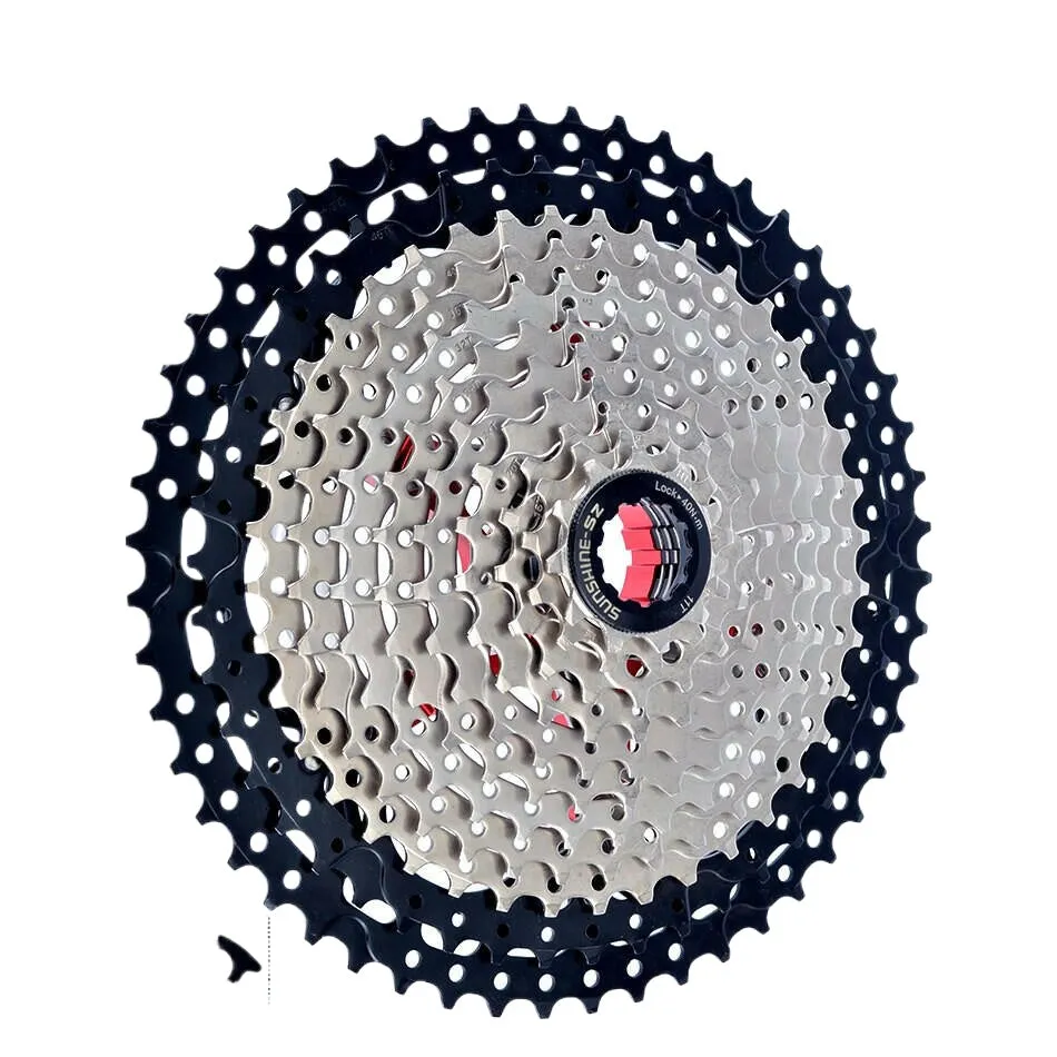 SUNSHINE Bicycle Cassette 8/9/10/11/12Speed Freewheel HG Structure Sprocket 32/36T/40T/42T/46T/50T/52T Flywheel For SHIMANO/SRAM