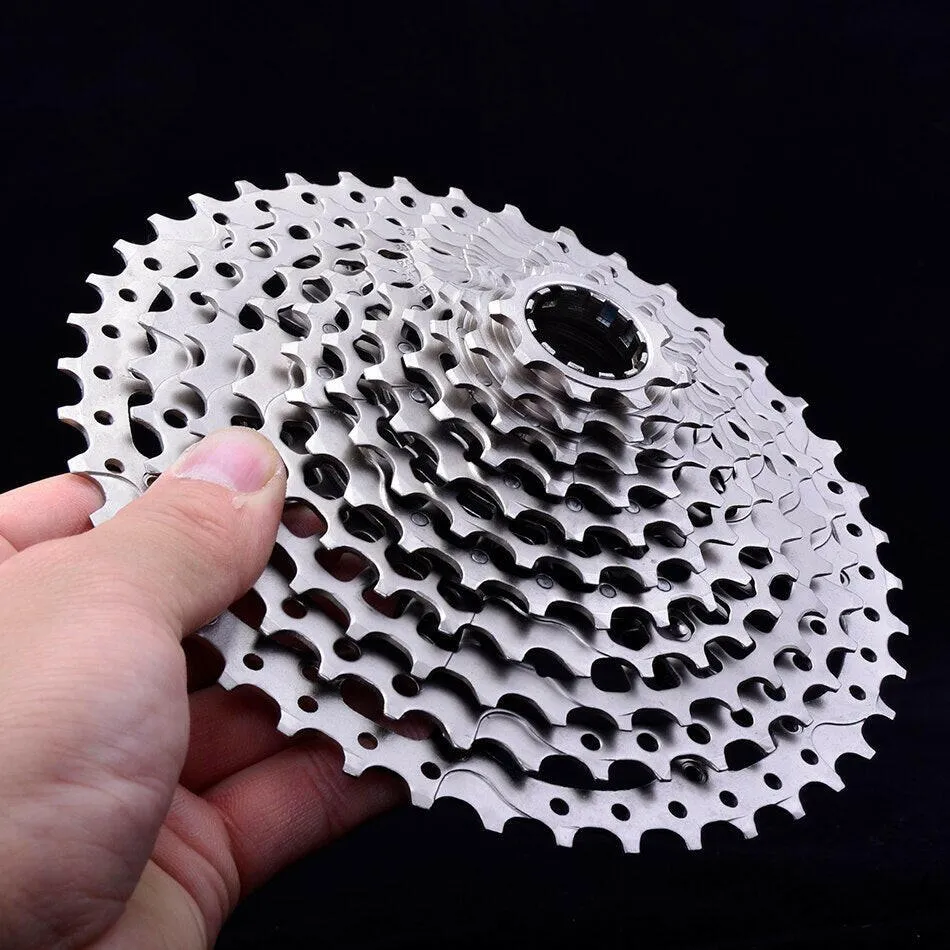 SUNSHINE XD Bicycle Cassette Black/Silve Mountain Bike Freewheel 11/12Speed 9-42T/9-50T for Sram XD Freehub 12 Speed Cassette