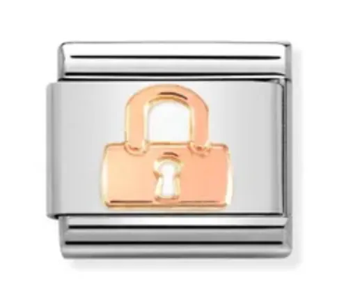 Symbol - Padlock Rosegold Charm