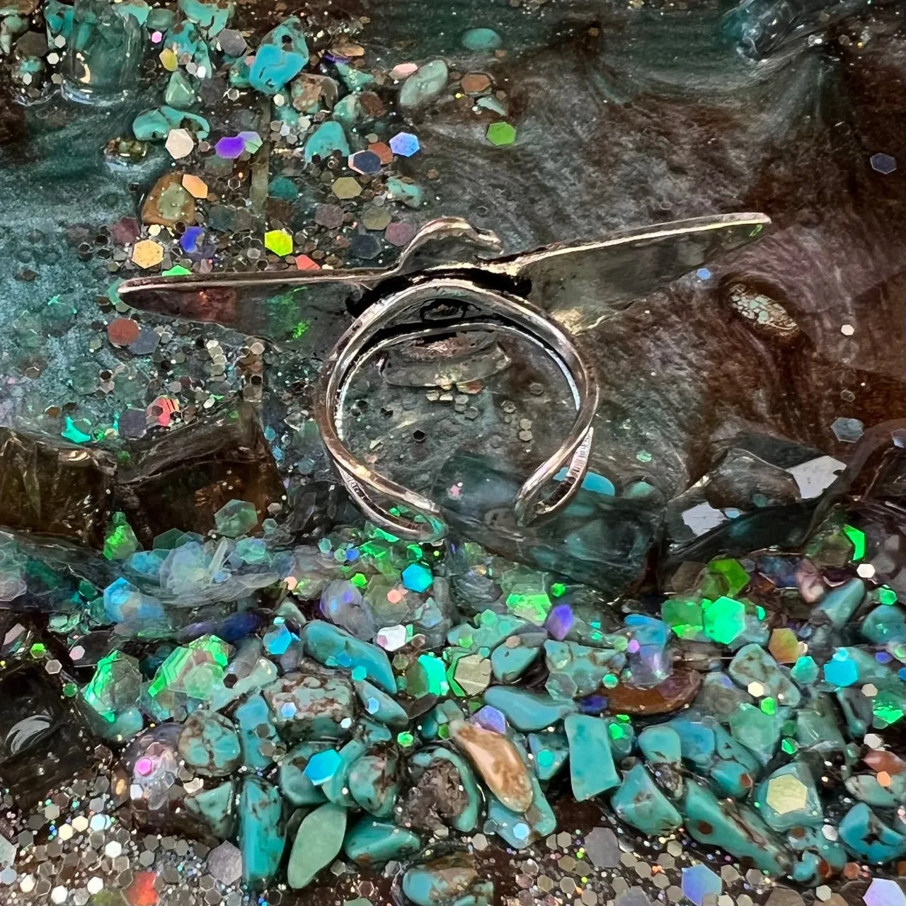 Thunderbird Cuff Ring