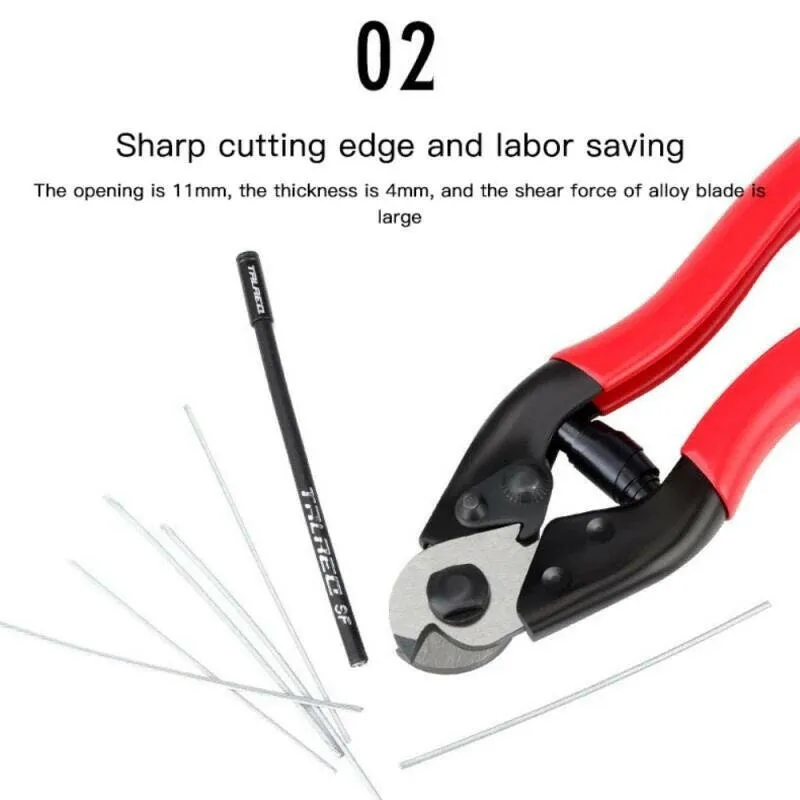 TOOPRE Bicycle Cable Hose Pliers tool Inner wire Cutter Tongs Brake shift Cable Pincers Sharp Pliers Steel Multi function Tools