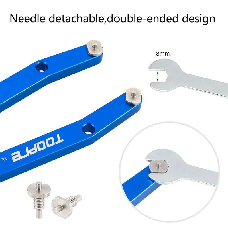 TOOPRE Bike Crank Arms Cap Pin Spanner Adjustable Tool Bicycle Hub Bottom Bracket Freewheel Pin Wrench For NX/GX DUB/FSA/XX/X01
