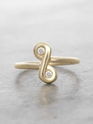 Two Diamonds for Infinity Ring