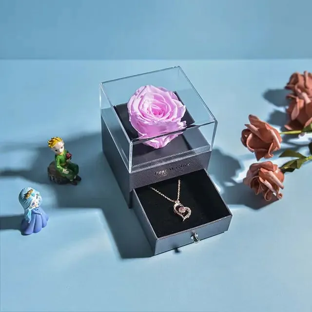 Valentine Eternal Rose Jewelry Gift Box