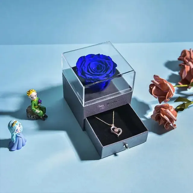 Valentine Eternal Rose Jewelry Gift Box