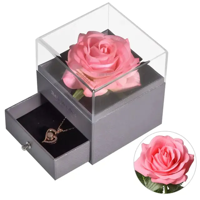 Valentine Eternal Rose Jewelry Gift Box