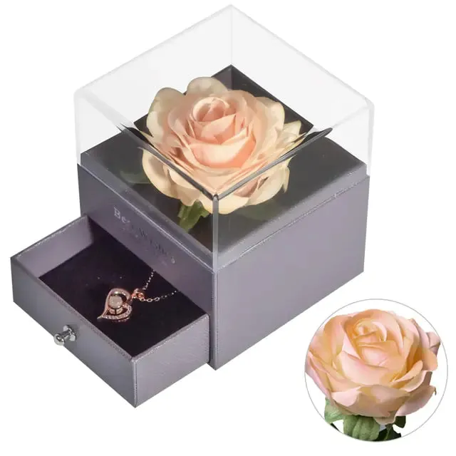 Valentine Eternal Rose Jewelry Gift Box