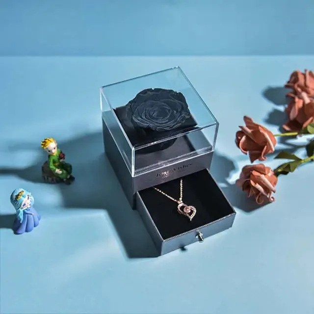 Valentine Eternal Rose Jewelry Gift Box