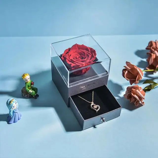 Valentine Eternal Rose Jewelry Gift Box