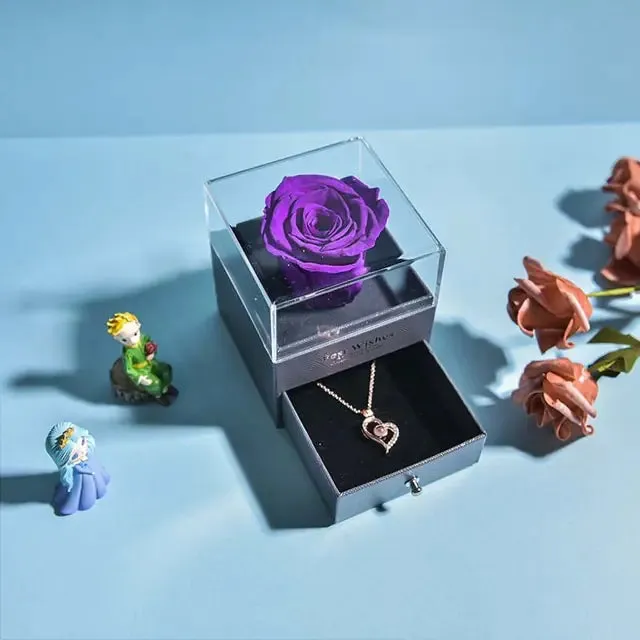 Valentine Eternal Rose Jewelry Gift Box