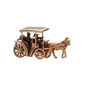 Vintage 14K Two-Toned English Horse Drawn Carriage Charm