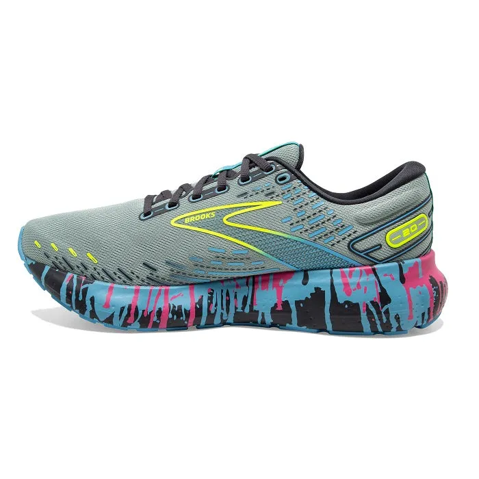 Womens Brooks Running Glycerin 20 Drip Collection in Jadeite/Alaskan Blue/Ebony