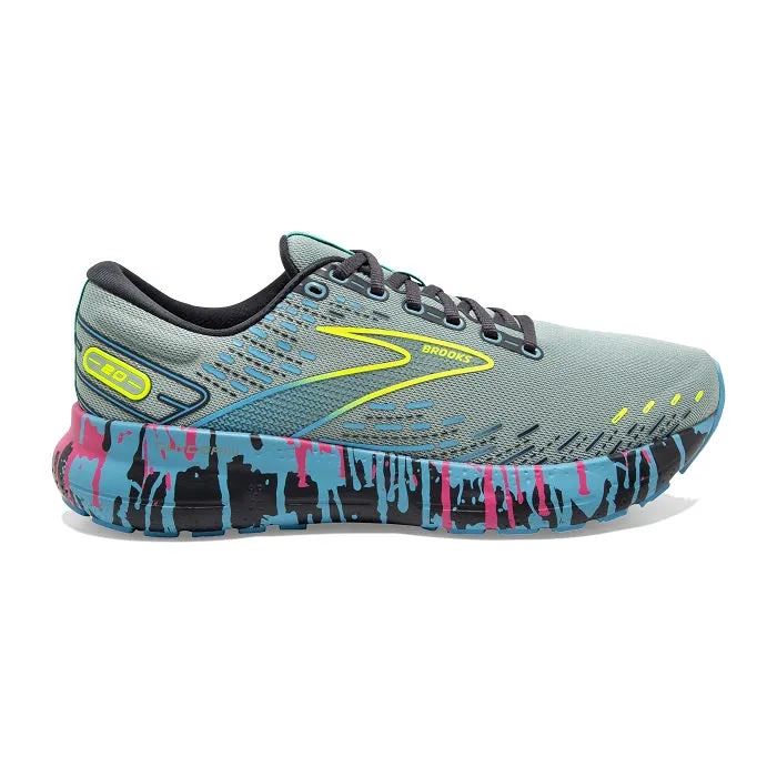 Womens Brooks Running Glycerin 20 Drip Collection in Jadeite/Alaskan Blue/Ebony