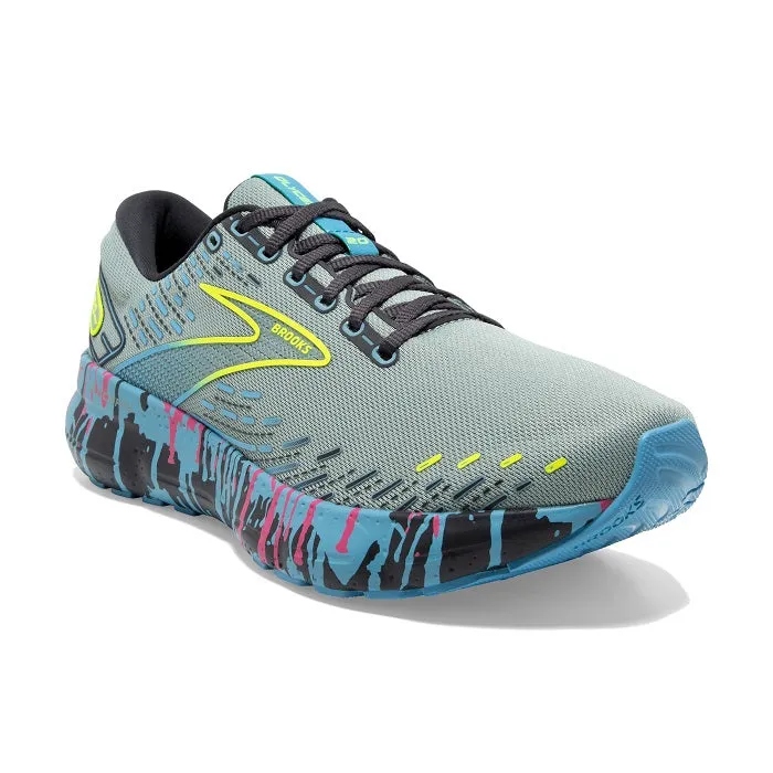 Womens Brooks Running Glycerin 20 Drip Collection in Jadeite/Alaskan Blue/Ebony