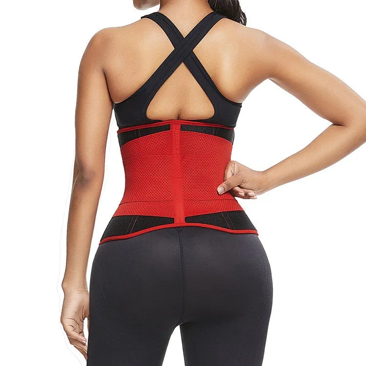 Women's Compression  Fitness Back Support Belt Tummy Control Neoprene Sweat Belt Waist Trimmer Corset