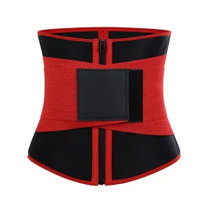 Women's Compression  Fitness Back Support Belt Tummy Control Neoprene Sweat Belt Waist Trimmer Corset