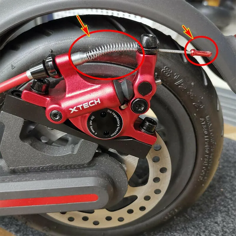 Xtech Brake Stainless Steel Retractable Springs Shift Line Color Tail Cap Colorful for M365 brake Scooter Accessories