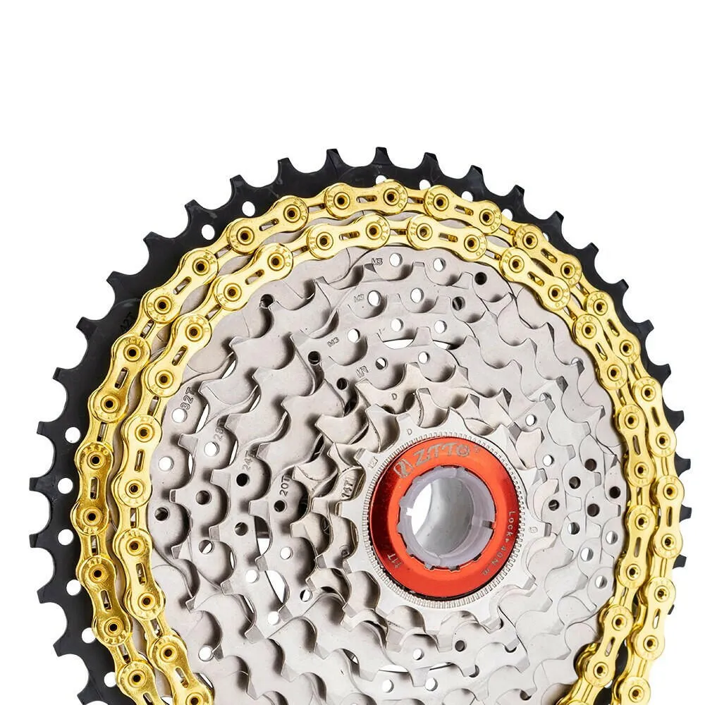 ZTTO MTB 11 Speed Bicycle Chain 8 9 10 11 12S Mountain Road Bike Chains 10speed With Missing Link Magic Connecter