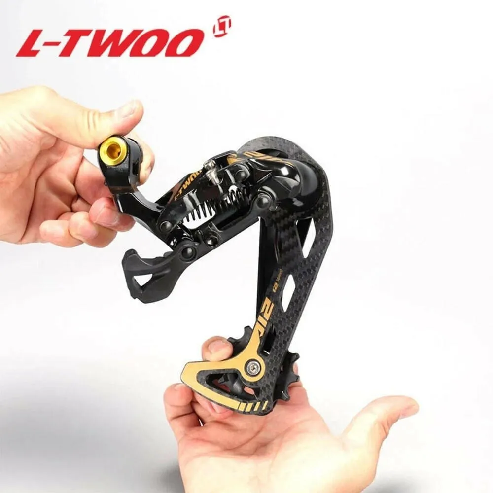 ZTTO MTB Bike 12 Speed Gold Groupset 1X12 Shifter Carbon Cage Rear Derailleur 12S11-52T Black Gold K7 Cassette 12V Chain Current