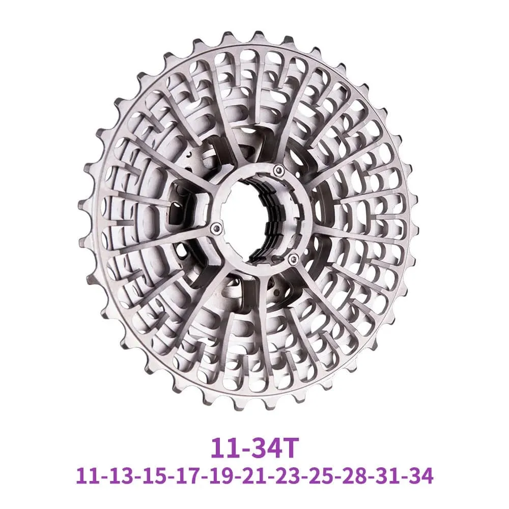 ZTTO Road Bike 11 Speed Cassette 11-28T Gravel Bicycle 11-36T 11Speed 34T UltraLight K7 11V SLR 11s 32T CNC Freewheel