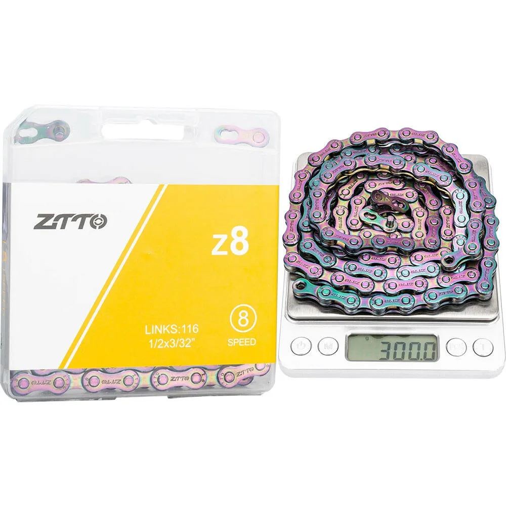 ZTTO ULT Bicycle 8 9 10 Speed Chain 116 Links MTB Road Bike Chains Power Lock High Quality 8S 9v 10v Current Cycling Accessories