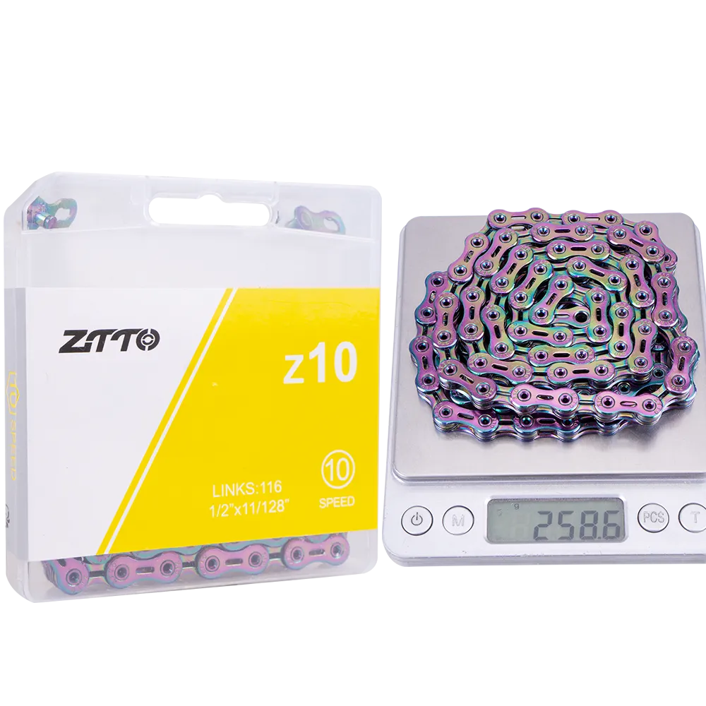 ZTTO ULT Bicycle 8 9 10 Speed Chain 116 Links MTB Road Bike Chains Power Lock High Quality 8S 9v 10v Current Cycling Accessories