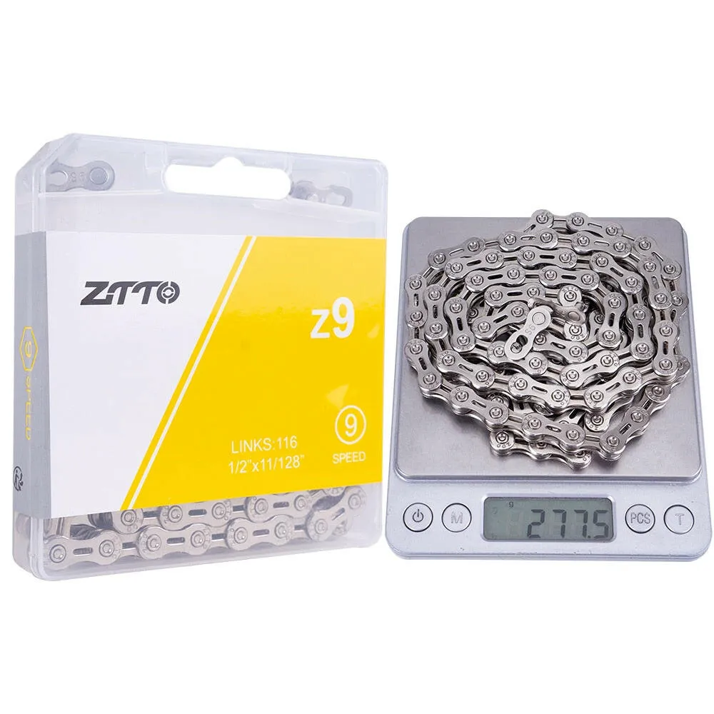 ZTTO ULT Bicycle 8 9 10 Speed Chain 116 Links MTB Road Bike Chains Power Lock High Quality 8S 9v 10v Current Cycling Accessories