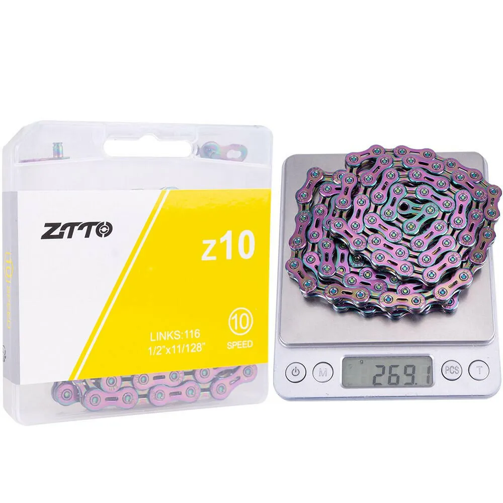 ZTTO ULT Bicycle 8 9 10 Speed Chain 116 Links MTB Road Bike Chains Power Lock High Quality 8S 9v 10v Current Cycling Accessories