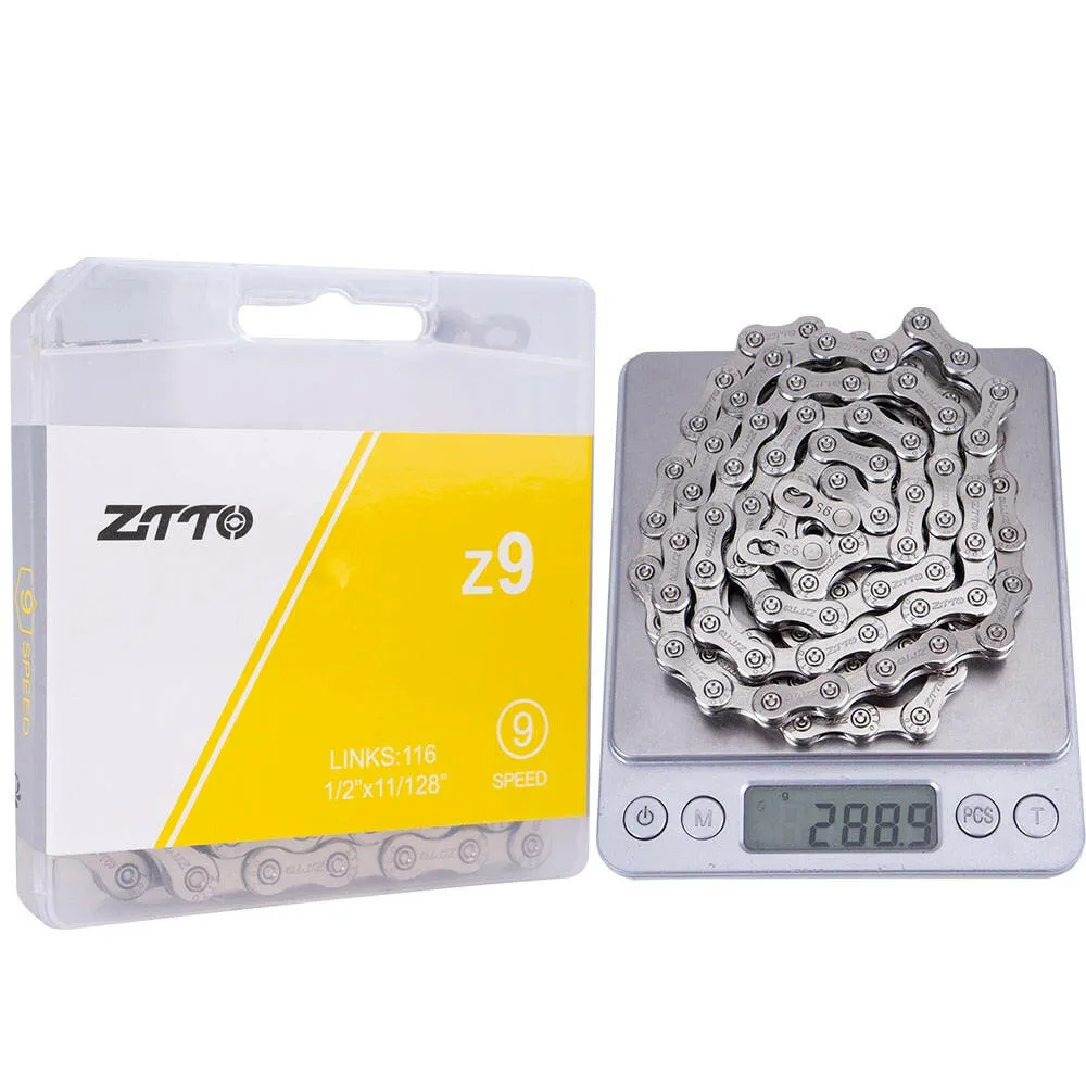 ZTTO ULT Bicycle 8 9 10 Speed Chain 116 Links MTB Road Bike Chains Power Lock High Quality 8S 9v 10v Current Cycling Accessories