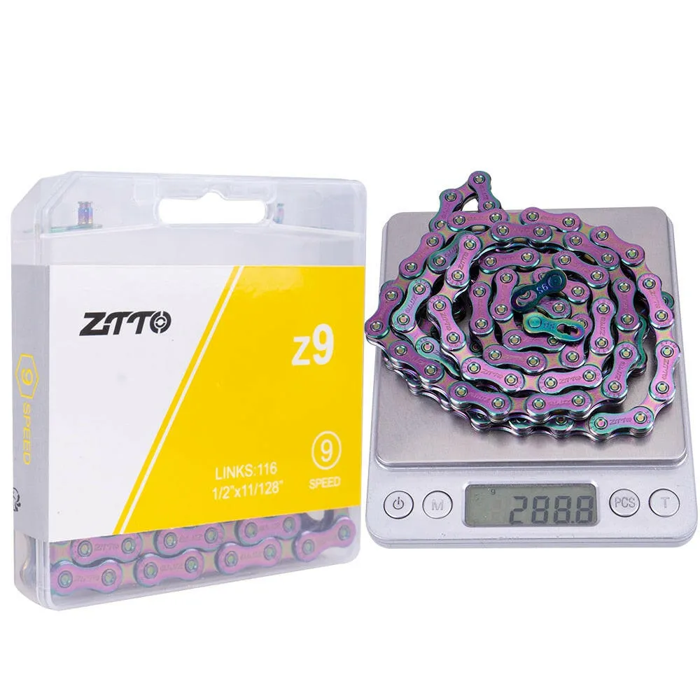 ZTTO ULT Bicycle 8 9 10 Speed Chain 116 Links MTB Road Bike Chains Power Lock High Quality 8S 9v 10v Current Cycling Accessories