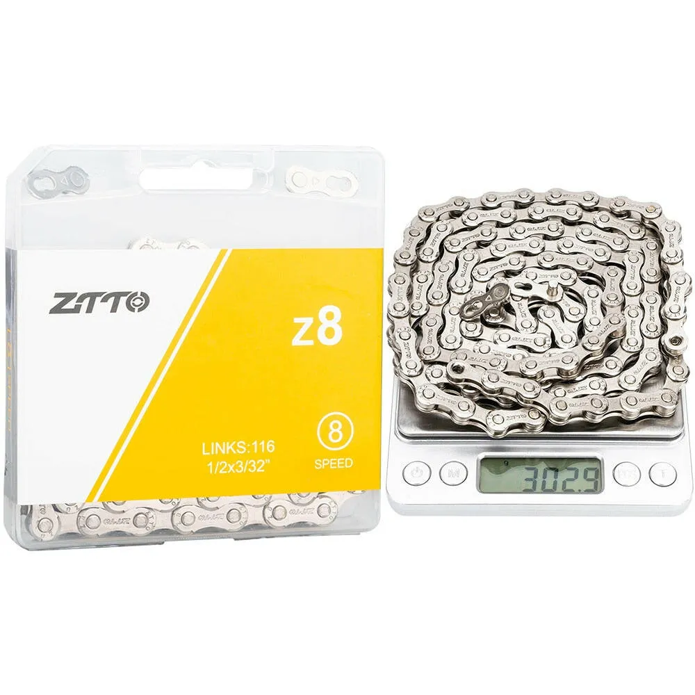 ZTTO ULT Bicycle 8 9 10 Speed Chain 116 Links MTB Road Bike Chains Power Lock High Quality 8S 9v 10v Current Cycling Accessories